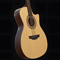 High Quality Acoustic Guitar With Natural Wooden Body And Six Steel Strings Classic Design