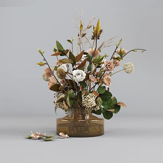 Modern Vase Flower 3d model