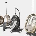 Stylish Hanging Chair Designs With Rattan Wicker And Wooden Swing Features