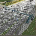 Bridge Overpass Bridge Suspension Bridge Cable-stayed Bridge Overpass 3d model