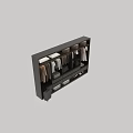 Modern Wardrobe Interior Organization With Multiple Hanging Rods Drawers Storage Boxes Bags And Shoes