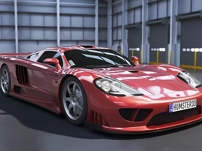 Hyundai Red Sports Car 3d model