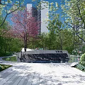 Modern Waterscape Square Waterscape Demonstration Area Waterscape Yongquan Mirror Water Mirror Waterscape 3d model