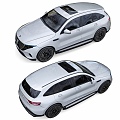 Mercedes-Benz car electric car SUV off-road vehicle Benz EQC 3d model