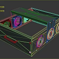 Industrial Metal Equipment With Multiple Cooling Fans And Portable Handle Design