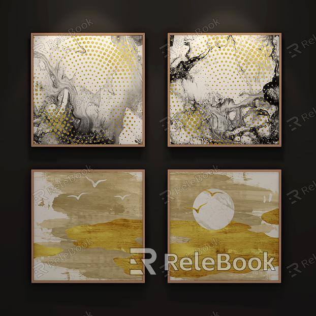 Modern Oil Painting Hanging Painting Decorative Painting model