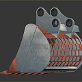 Engineering vehicle claw Engineering vehicle Construction vehicle Construction vehicle Construction vehicle Large transport vehicle Engineering vehicle Infrastructure equipment 3d model