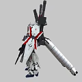 Robot Armed Robot Science Fiction Robot War Machine Mobile Soldier Gundam Transformers 3d model