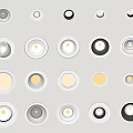 Modern Downlights And Spotlights With Various Sleek Designs For Home Interior Lighting