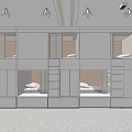 school dormitory 3d model