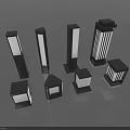 Modern Stylish Outdoor Lights With Various Designs And Illuminated Features