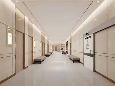 Hospital aisle model