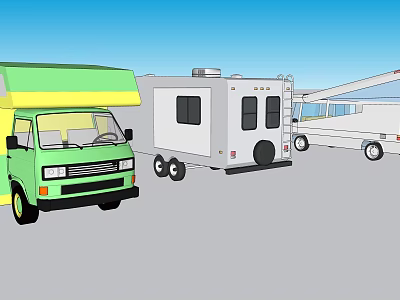 Transportation RV 3d model