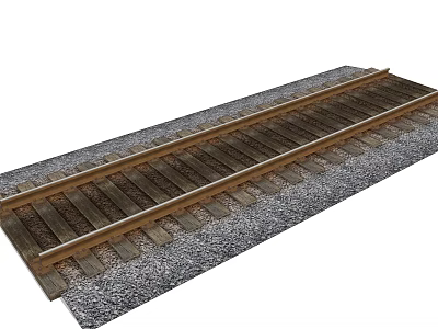 Modern railway tram train subway high-speed rail train 3d model