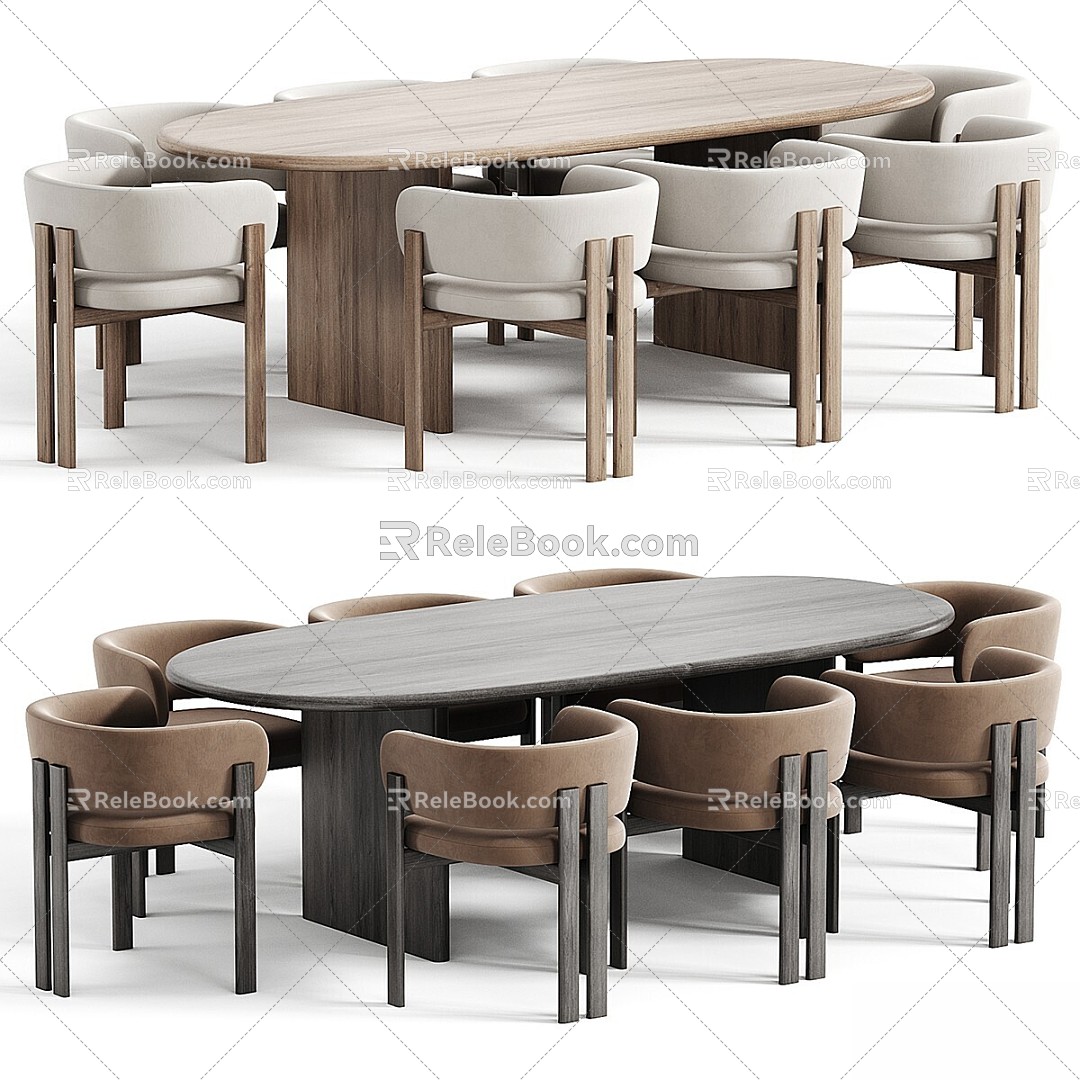 Table and Chair Combination Table and Chair Combination 3d model