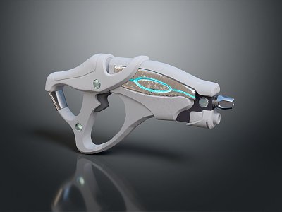 Sci-fi Pistol Game Pistol Sci-fi Firearms 3d model