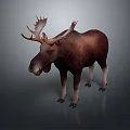 Moose Shaped Decorative Figurine As Unique Home Living Decoration Accessory
