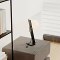 Table lamp table lamp side 3d model