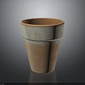 Vintage Handmade Terracotta Planter With Two Tier Design For Home Living Use
