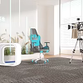 Digital Store Featuring Live Streaming Camera Tripod Gaming Chair And Display Stand