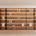 Modern Bookcase Simple Bookcase Storage Shelf 3d model