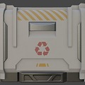 Science Fiction Container 3d model