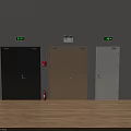 Fire Safety Equipment Including Fire Doors Extinguishers Alarm And Exit Signs