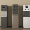 Modern Standing Water Dispensers Gray Brown White with Digital Display and Water Outlets Household Appliances