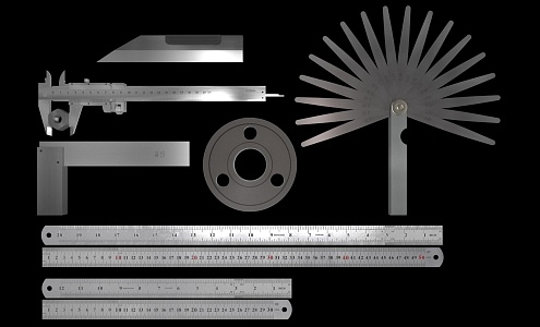 Modern measuring tools 3d model