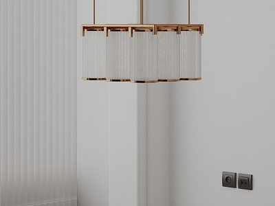 Modern chandelier 3d model