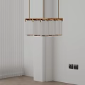 Modern chandelier 3d model