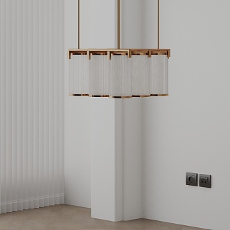 Modern chandelier 3d model