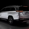 Silver Modern SUV Car With Sleek Exterior Design And Alloy Wheels