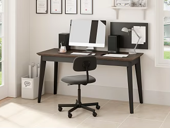 modern desk chair 3d model