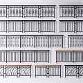 Different Styles Of Decorative Fence Railings With Various Patterns And Designs
