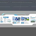 Professional Exhibition Board Featuring Company Introduction Product Display And Data Charts