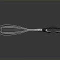 Durable Stainless Steel Whisk with Comfortable Grip for Home Baking Needs
