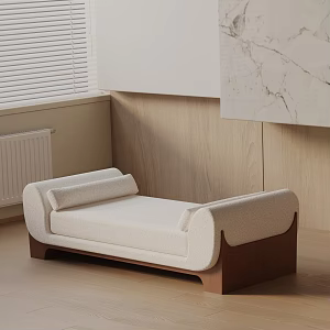 Modern shoe changing stool 3d model
