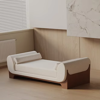 Modern shoe changing stool 3d model