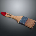 CHENHUI Paintbrush With Red Tip Wooden Handle For Home Decoration DIY Painting