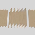Natural Light Brown Wooden Flooring With Herringbone And Straight Lay Visible Wood Grain