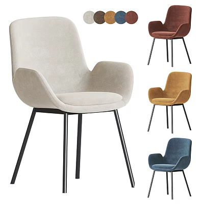 Modern single chair 3d model