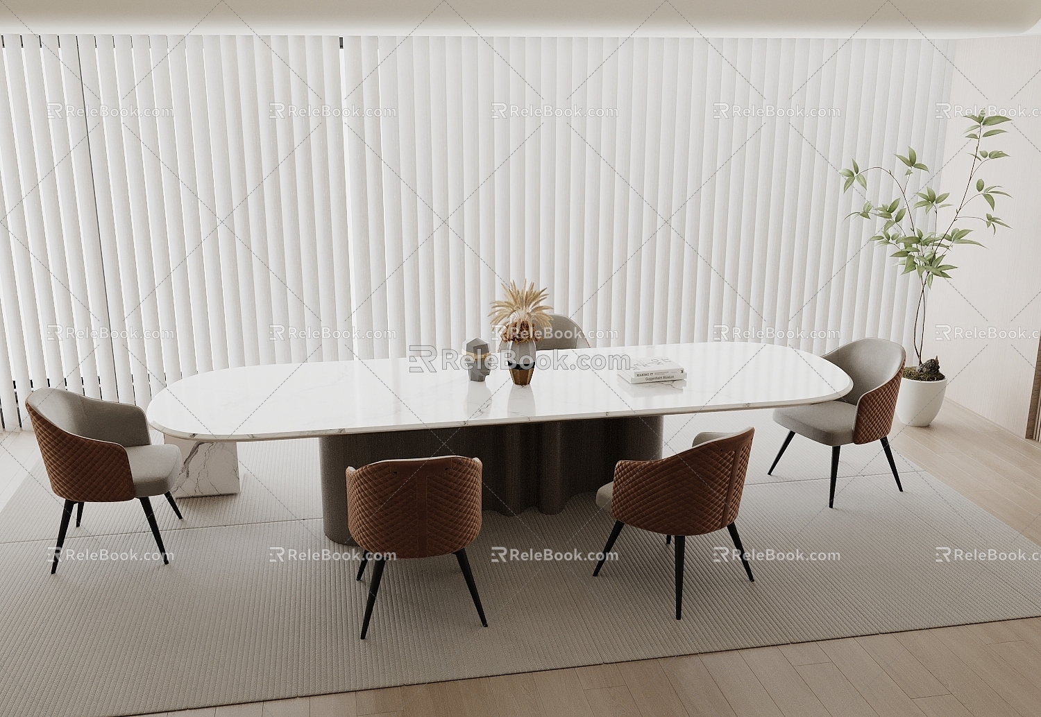 Dining Table and Chair Guest Restaurant Tea Table and Chair Dining Table and Chair Wine Table and Chair Table and Chair Combination 3d model