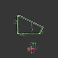 Illuminated Square Outdoor Light with Diamond Lattice Design for Garden Lawn Near Modern Building
