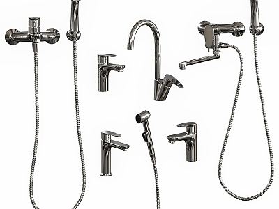 Modern shower faucet spray combination model