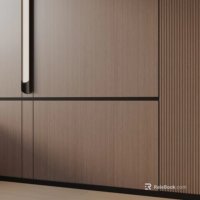 Contemporary Side Table With Sleek Wooden Design And Minimalist Lines For Living Space 3d model 