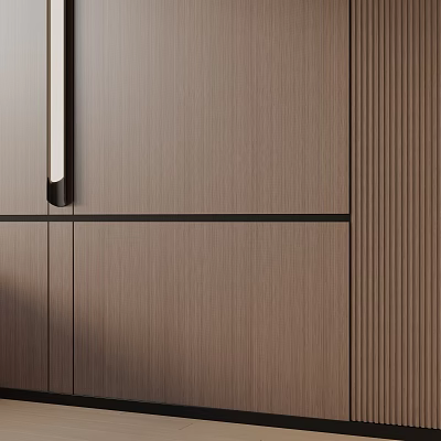 Contemporary Side Table With Sleek Wooden Design And Minimalist Lines For Living Space 3d model
