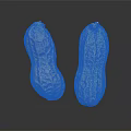 Modern Peanut Fresh Peanut Raw Peanut 3d model