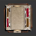 Multi story Commercial Building Model With Shop Facades Signage Window Displays And Detailed Floors