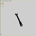 Wrench Spanner Dual-purpose Wrench Hardware Tools 3d model